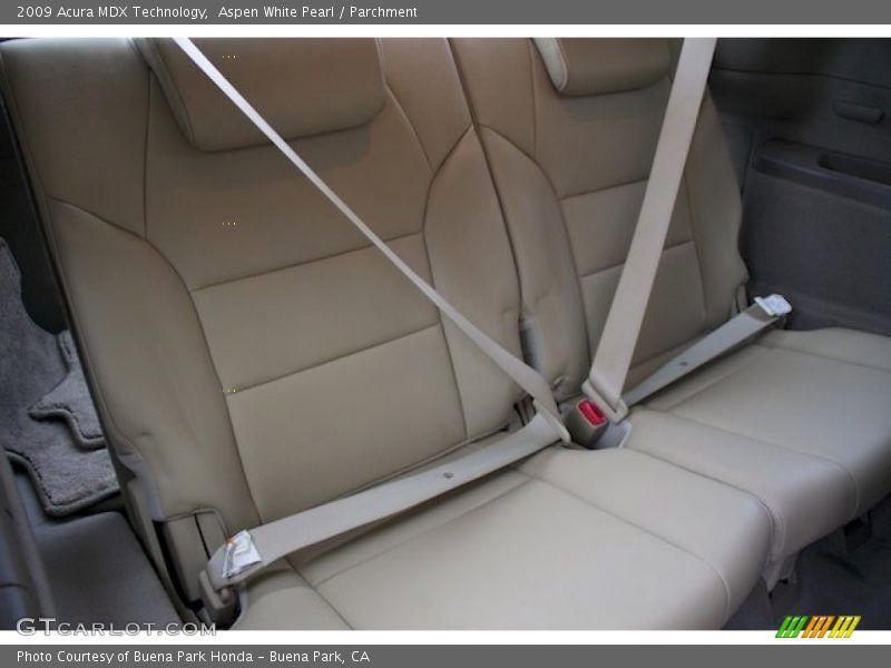 Aspen White Pearl / Parchment 2009 Acura MDX Technology