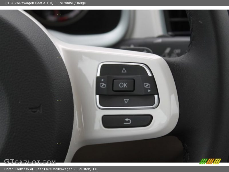 Pure White / Beige 2014 Volkswagen Beetle TDI
