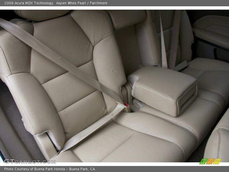Aspen White Pearl / Parchment 2009 Acura MDX Technology