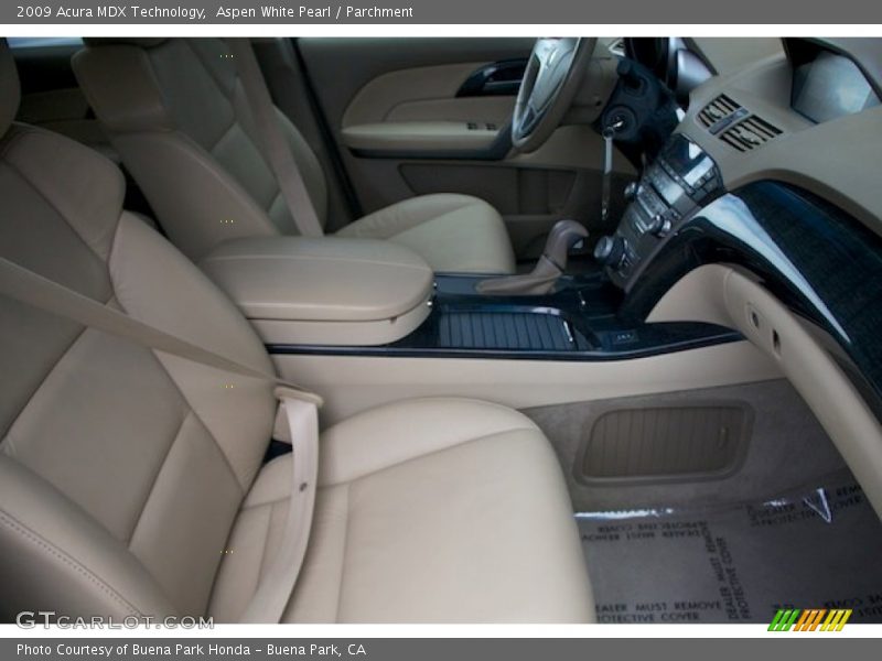 Aspen White Pearl / Parchment 2009 Acura MDX Technology