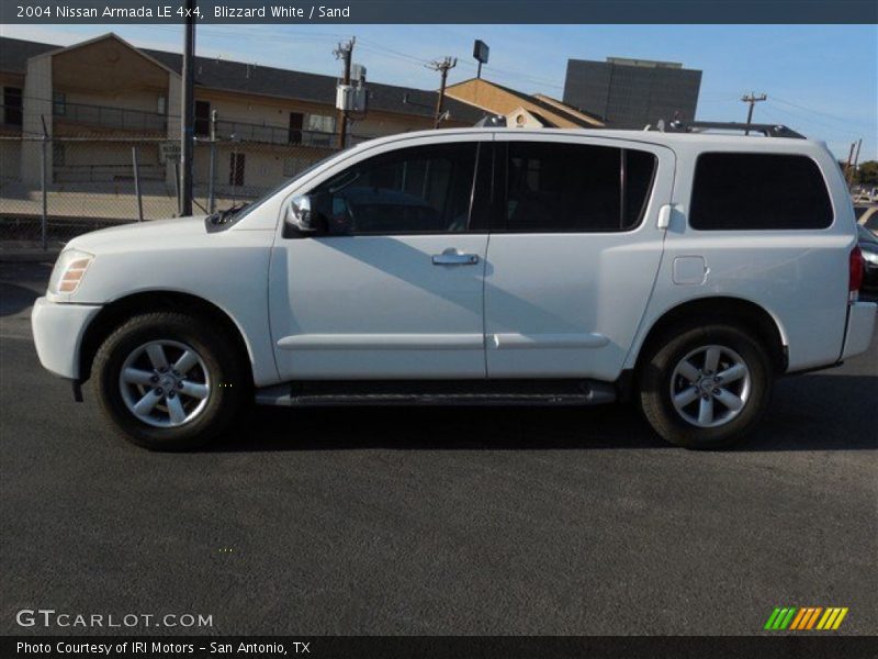 Blizzard White / Sand 2004 Nissan Armada LE 4x4