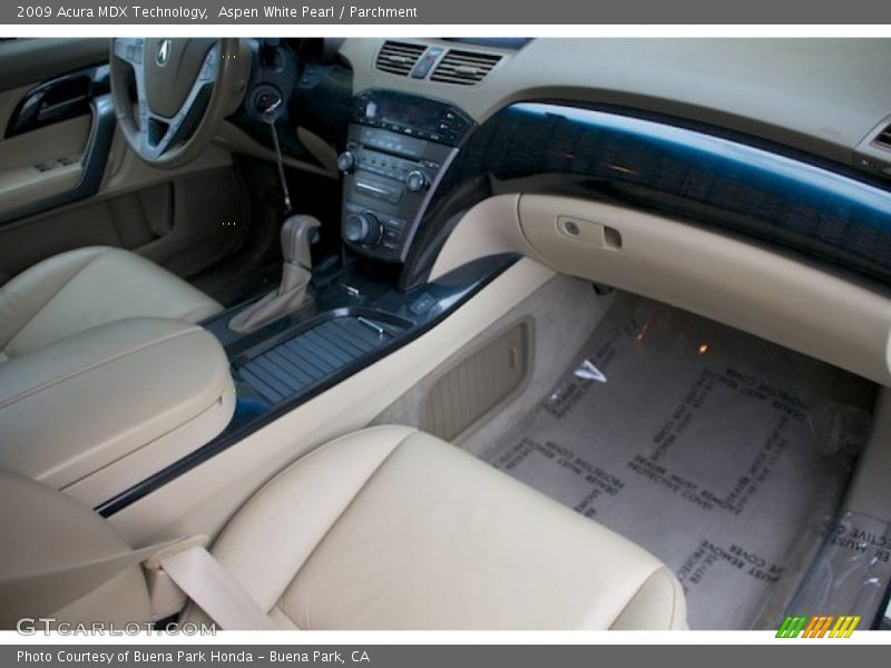 Aspen White Pearl / Parchment 2009 Acura MDX Technology