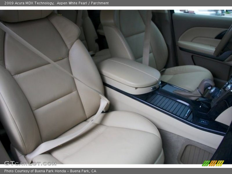 Aspen White Pearl / Parchment 2009 Acura MDX Technology