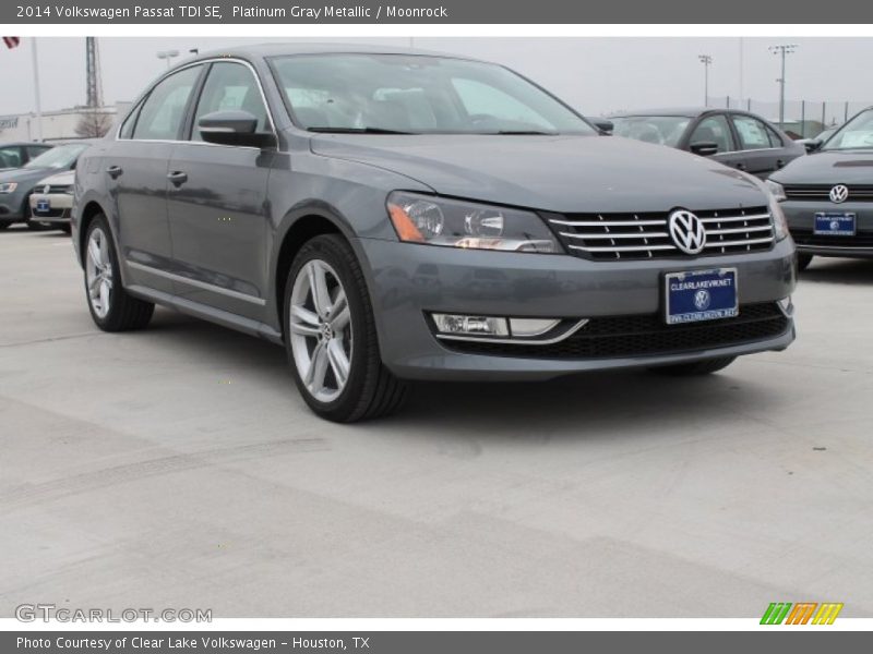 Platinum Gray Metallic / Moonrock 2014 Volkswagen Passat TDI SE