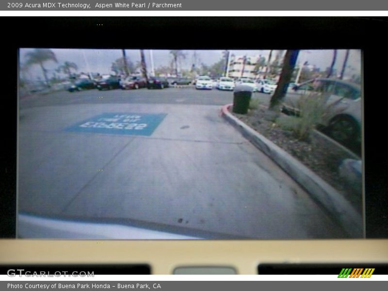 Aspen White Pearl / Parchment 2009 Acura MDX Technology