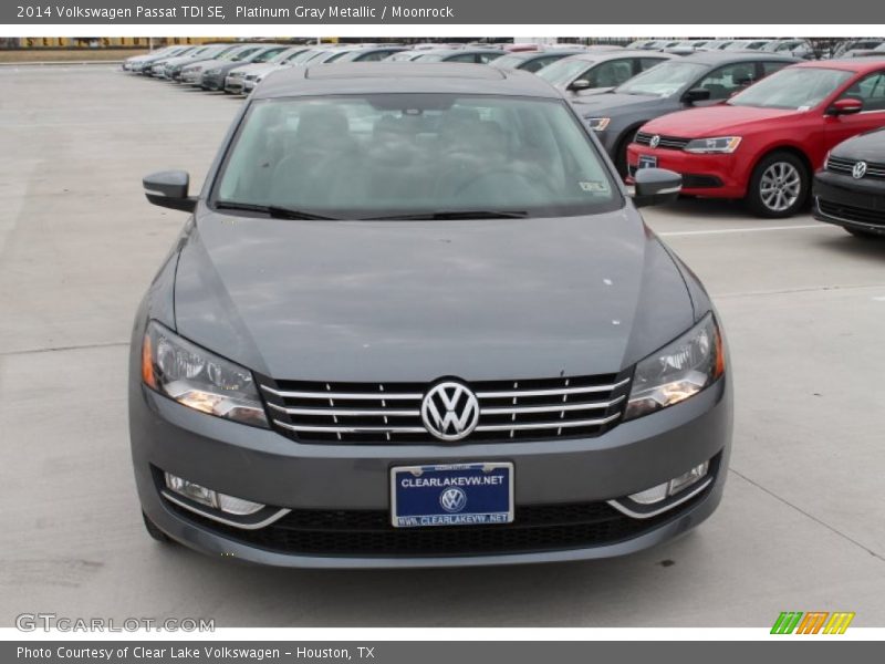 Platinum Gray Metallic / Moonrock 2014 Volkswagen Passat TDI SE