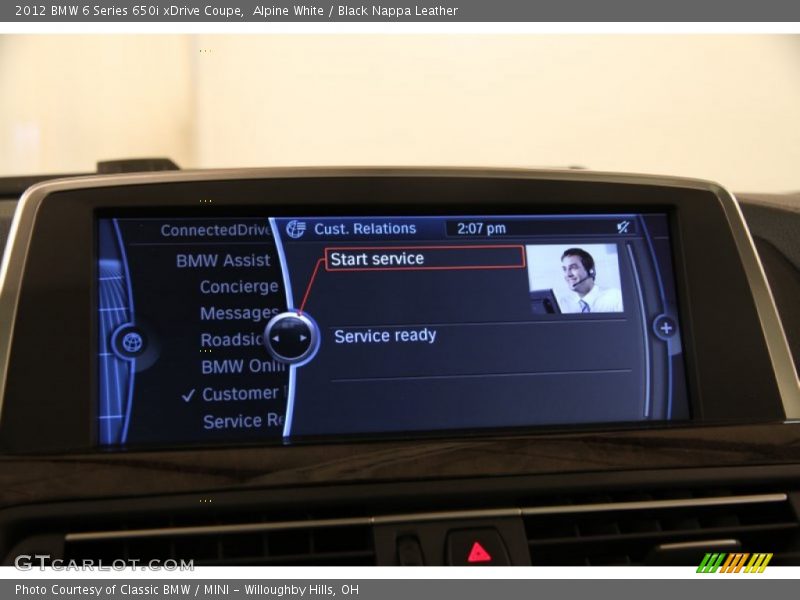 Alpine White / Black Nappa Leather 2012 BMW 6 Series 650i xDrive Coupe