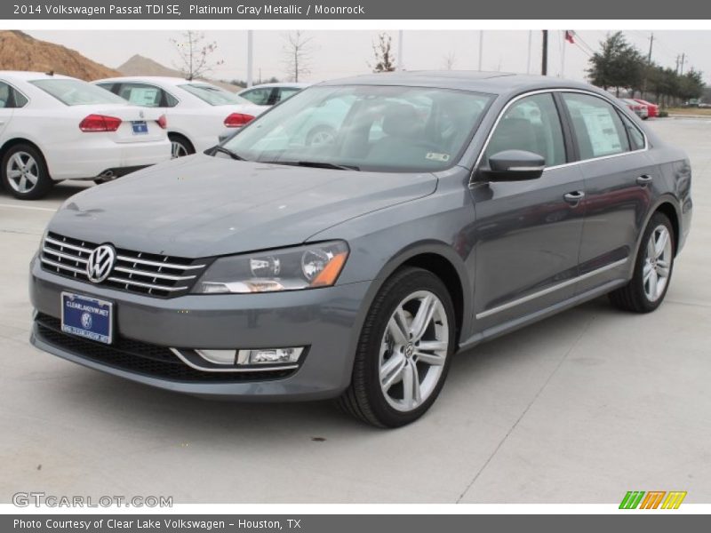 Platinum Gray Metallic / Moonrock 2014 Volkswagen Passat TDI SE