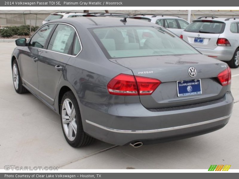 Platinum Gray Metallic / Moonrock 2014 Volkswagen Passat TDI SE