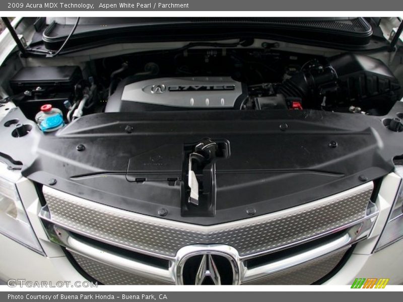 Aspen White Pearl / Parchment 2009 Acura MDX Technology