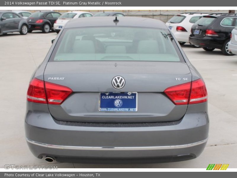 Platinum Gray Metallic / Moonrock 2014 Volkswagen Passat TDI SE