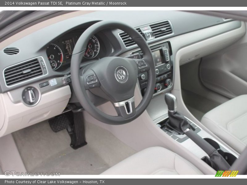 Platinum Gray Metallic / Moonrock 2014 Volkswagen Passat TDI SE