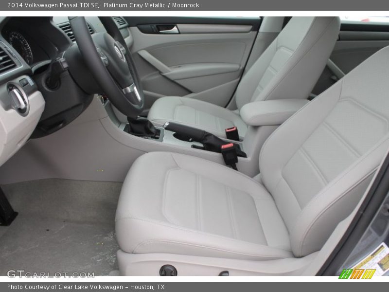 Platinum Gray Metallic / Moonrock 2014 Volkswagen Passat TDI SE