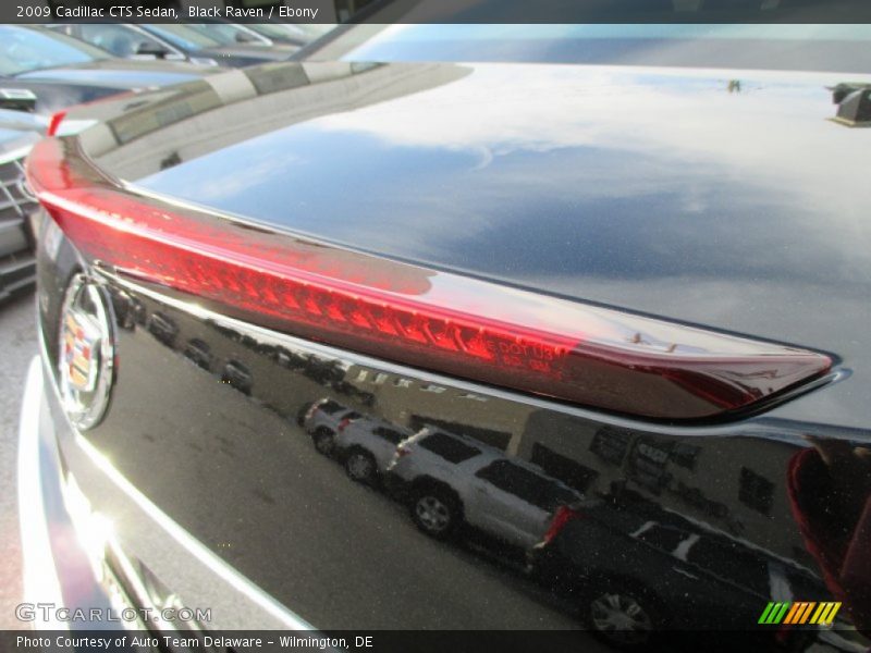 Black Raven / Ebony 2009 Cadillac CTS Sedan