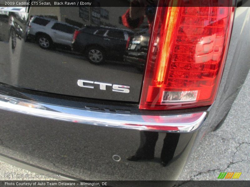 Black Raven / Ebony 2009 Cadillac CTS Sedan