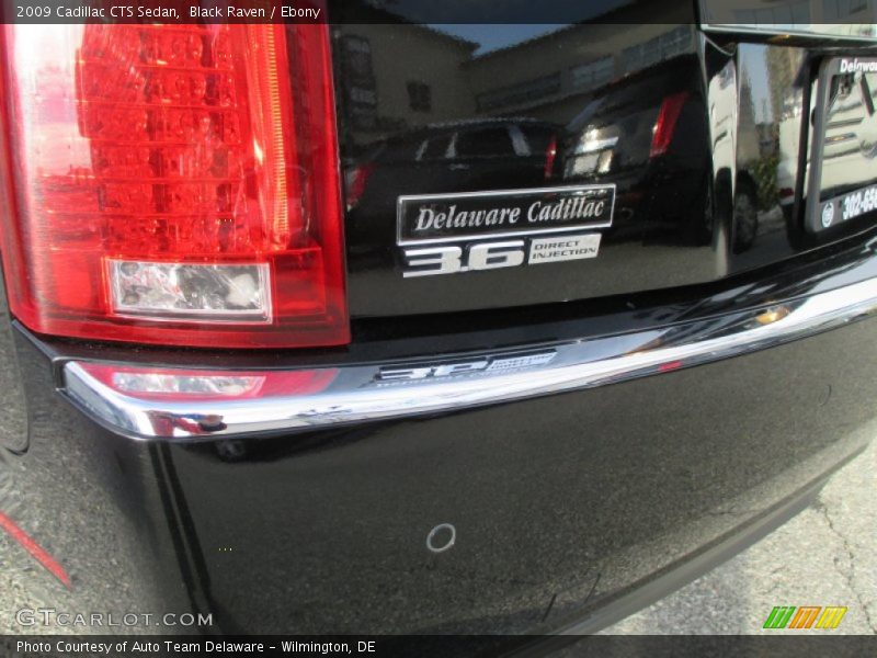 Black Raven / Ebony 2009 Cadillac CTS Sedan