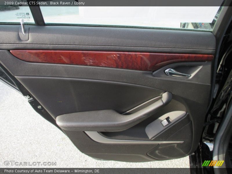 Black Raven / Ebony 2009 Cadillac CTS Sedan