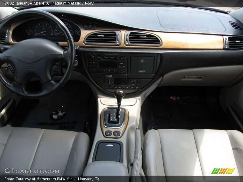 Platinum Metallic / Ivory 2002 Jaguar S-Type 4.0