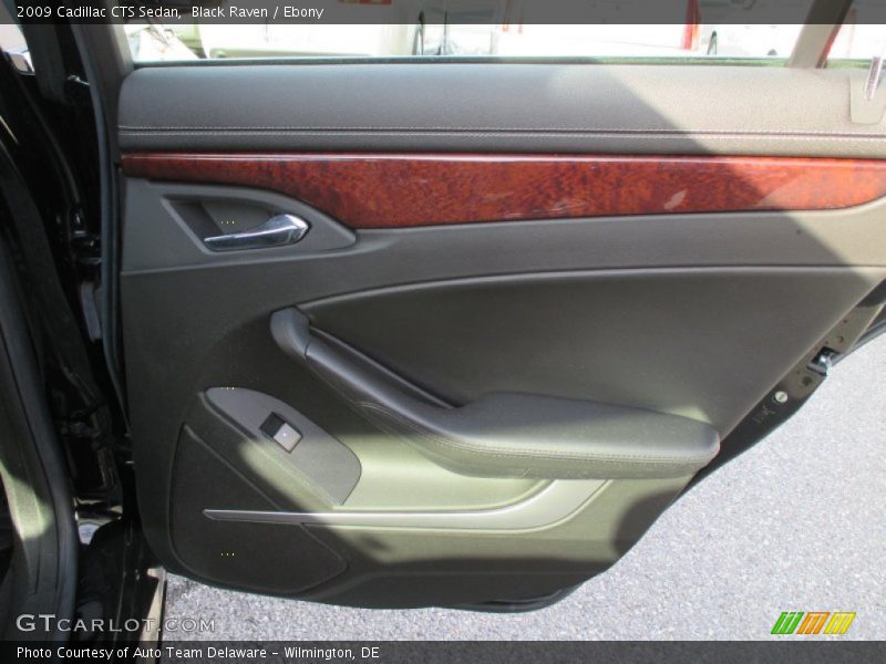 Black Raven / Ebony 2009 Cadillac CTS Sedan