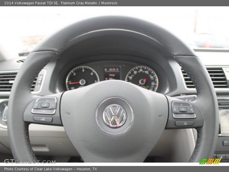 Platinum Gray Metallic / Moonrock 2014 Volkswagen Passat TDI SE