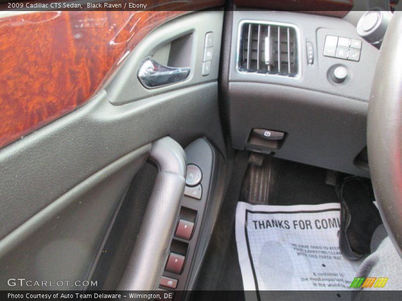 Black Raven / Ebony 2009 Cadillac CTS Sedan