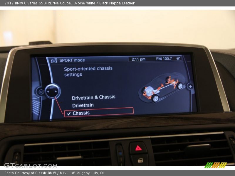 Alpine White / Black Nappa Leather 2012 BMW 6 Series 650i xDrive Coupe