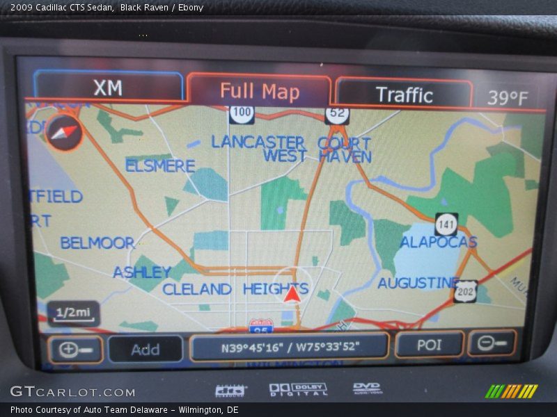 Black Raven / Ebony 2009 Cadillac CTS Sedan