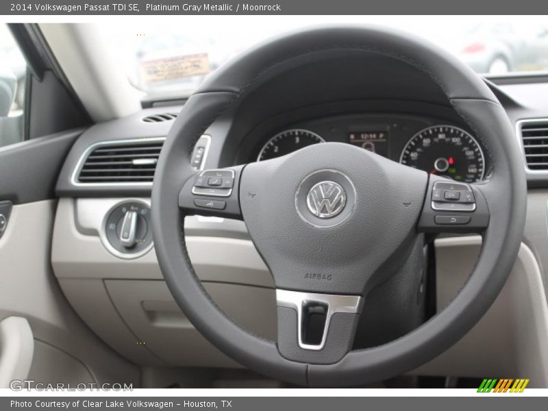 Platinum Gray Metallic / Moonrock 2014 Volkswagen Passat TDI SE