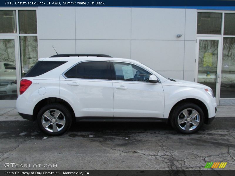 Summit White / Jet Black 2013 Chevrolet Equinox LT AWD
