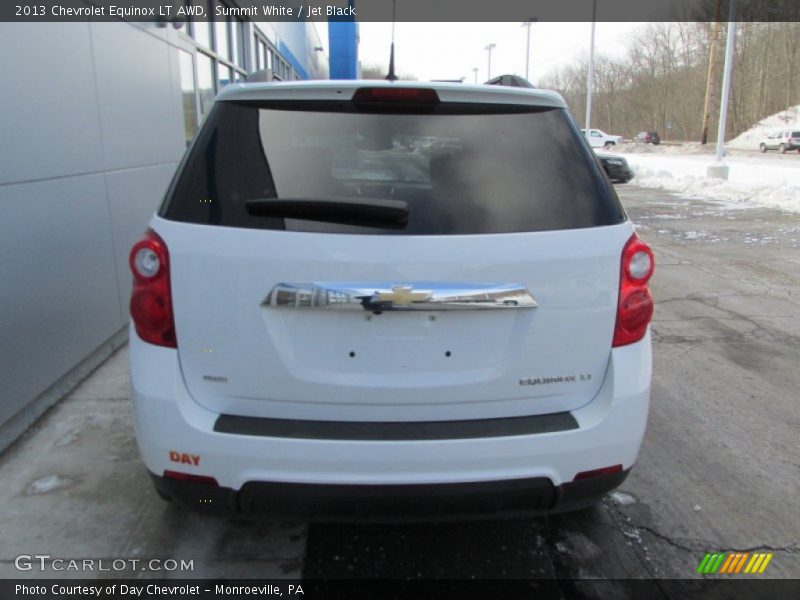 Summit White / Jet Black 2013 Chevrolet Equinox LT AWD