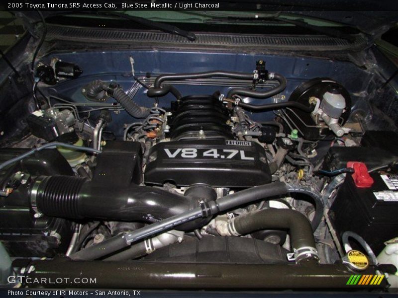 Blue Steel Metallic / Light Charcoal 2005 Toyota Tundra SR5 Access Cab