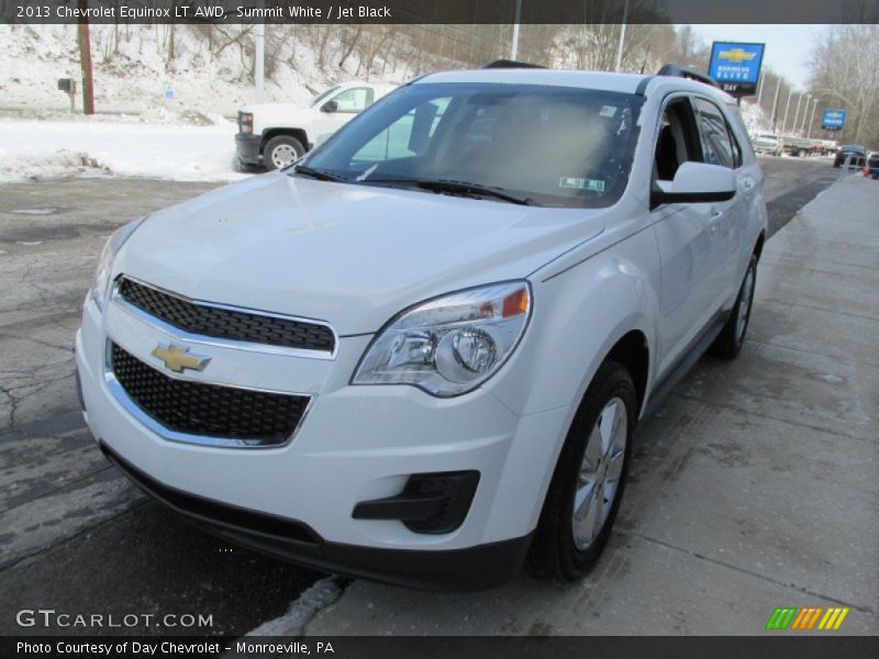 Summit White / Jet Black 2013 Chevrolet Equinox LT AWD
