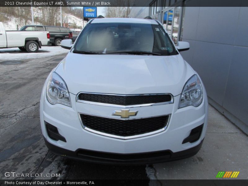 Summit White / Jet Black 2013 Chevrolet Equinox LT AWD