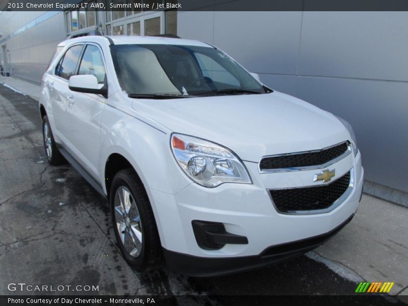 Summit White / Jet Black 2013 Chevrolet Equinox LT AWD