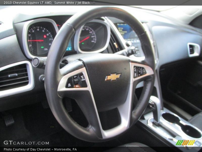 Summit White / Jet Black 2013 Chevrolet Equinox LT AWD