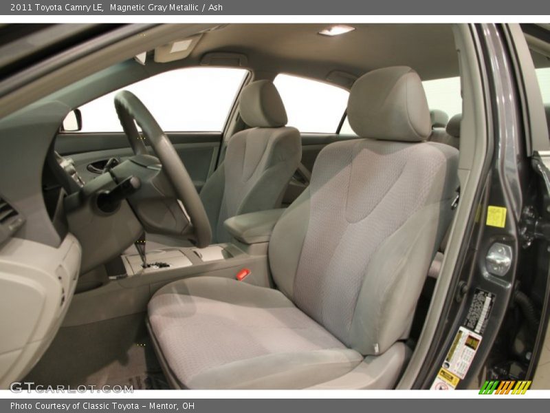 Magnetic Gray Metallic / Ash 2011 Toyota Camry LE