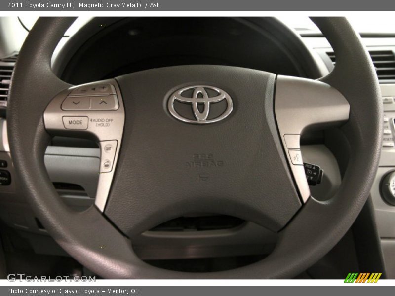 Magnetic Gray Metallic / Ash 2011 Toyota Camry LE