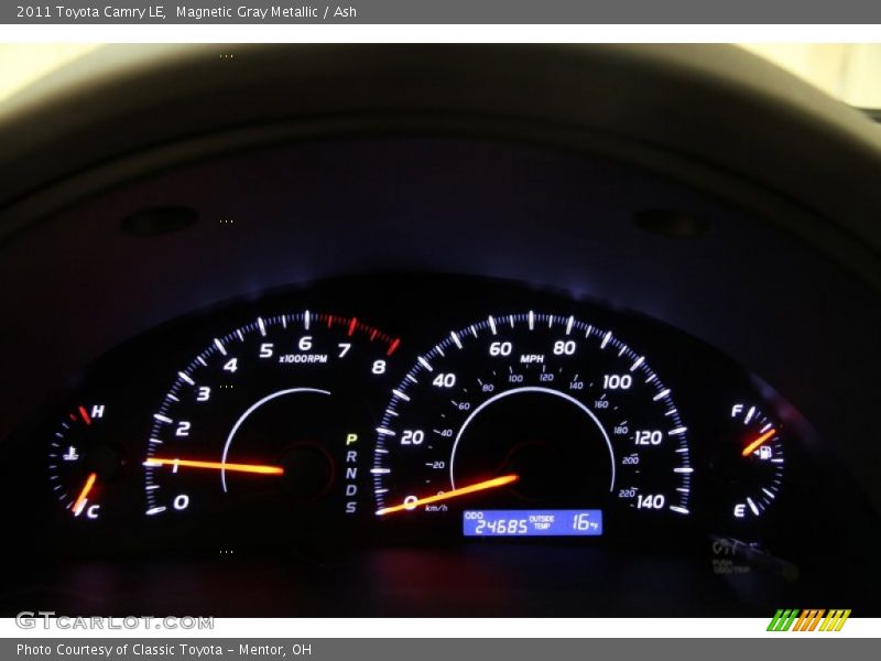 Magnetic Gray Metallic / Ash 2011 Toyota Camry LE
