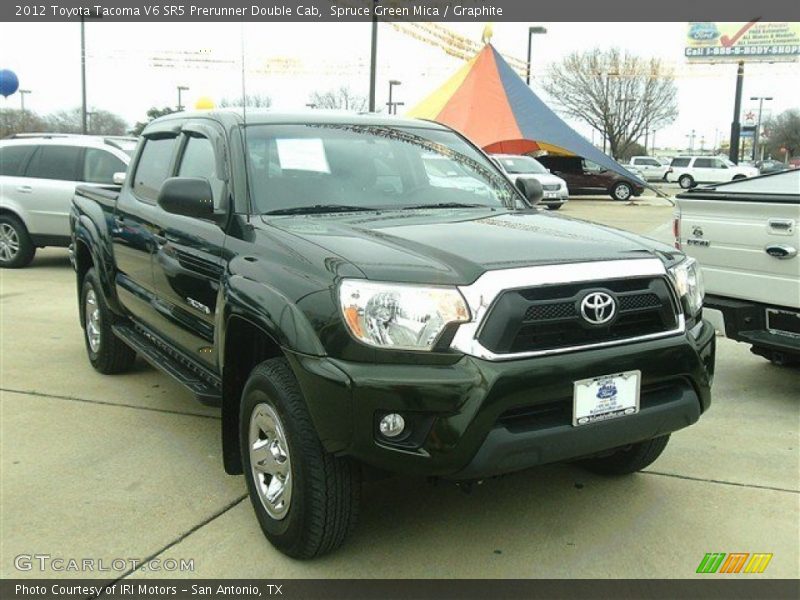 Spruce Green Mica / Graphite 2012 Toyota Tacoma V6 SR5 Prerunner Double Cab