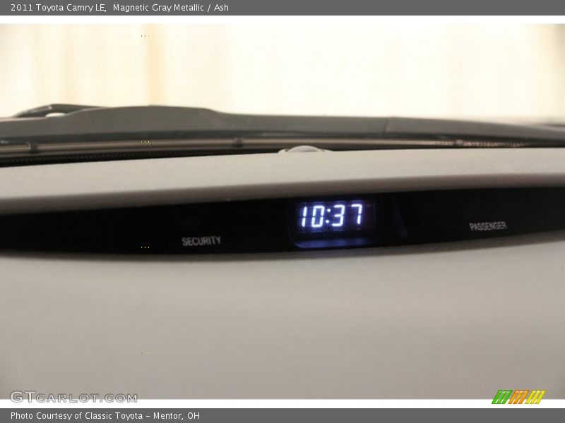 Magnetic Gray Metallic / Ash 2011 Toyota Camry LE