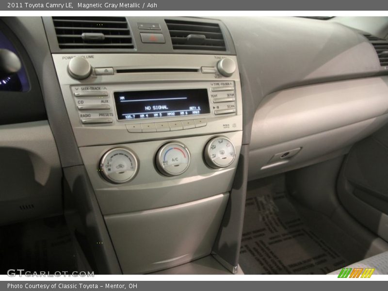 Magnetic Gray Metallic / Ash 2011 Toyota Camry LE