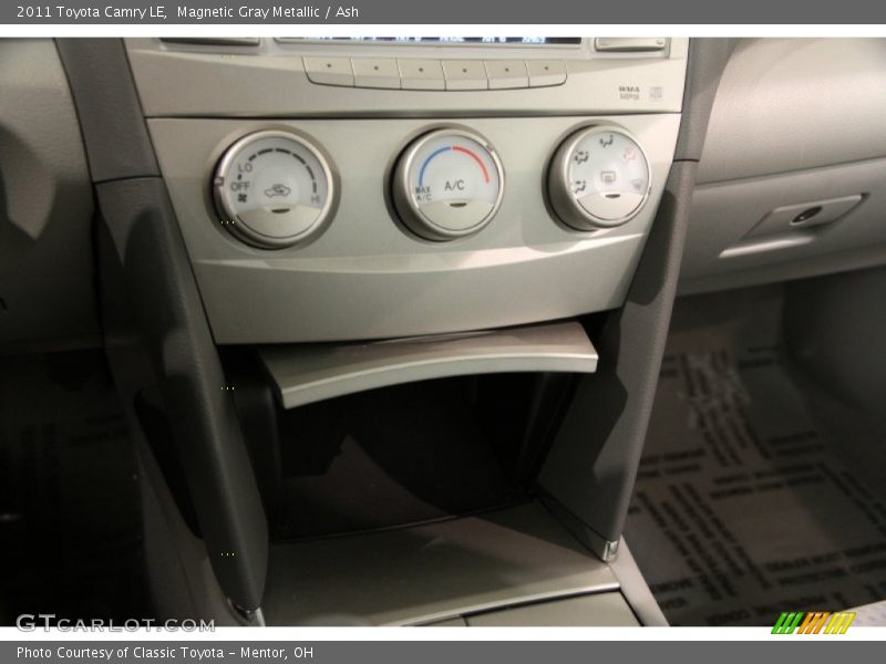 Magnetic Gray Metallic / Ash 2011 Toyota Camry LE