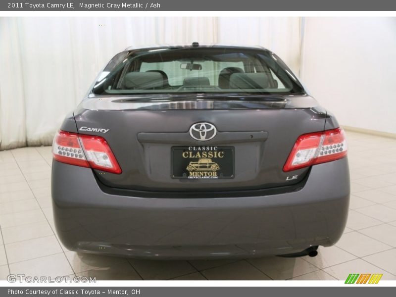 Magnetic Gray Metallic / Ash 2011 Toyota Camry LE