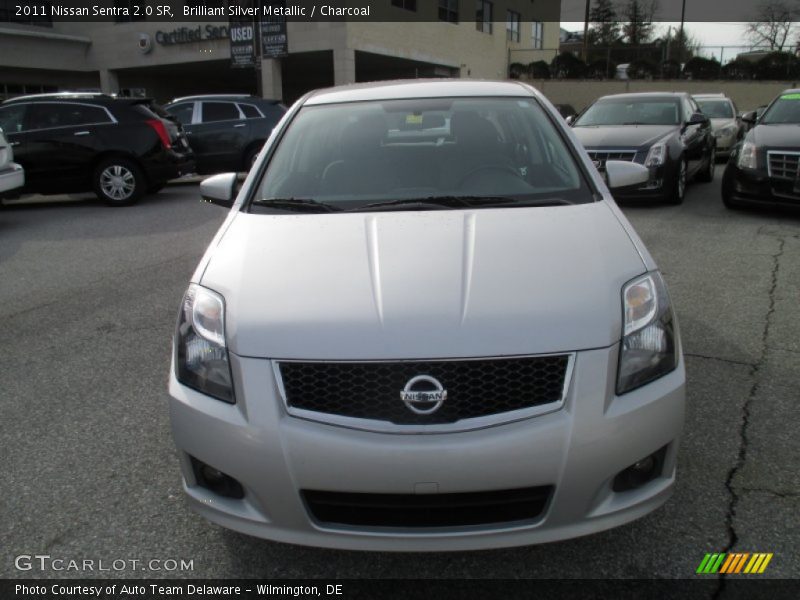 Brilliant Silver Metallic / Charcoal 2011 Nissan Sentra 2.0 SR
