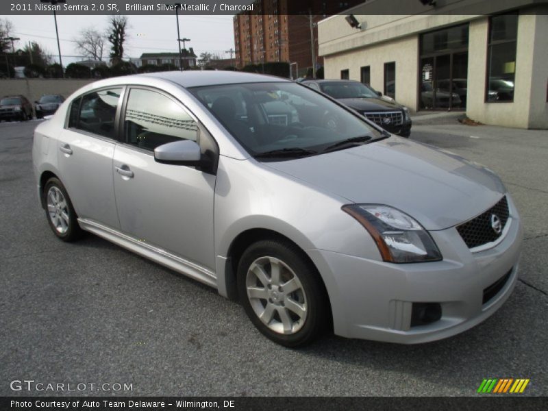Brilliant Silver Metallic / Charcoal 2011 Nissan Sentra 2.0 SR