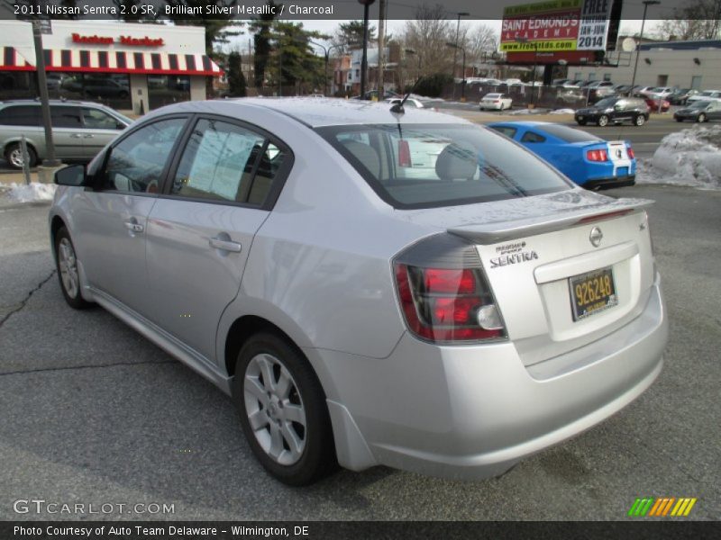 Brilliant Silver Metallic / Charcoal 2011 Nissan Sentra 2.0 SR