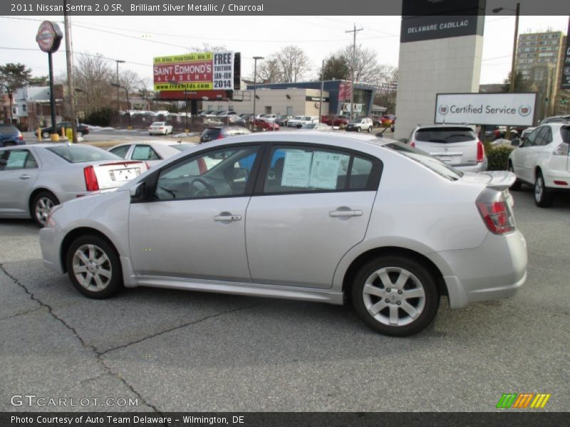Brilliant Silver Metallic / Charcoal 2011 Nissan Sentra 2.0 SR