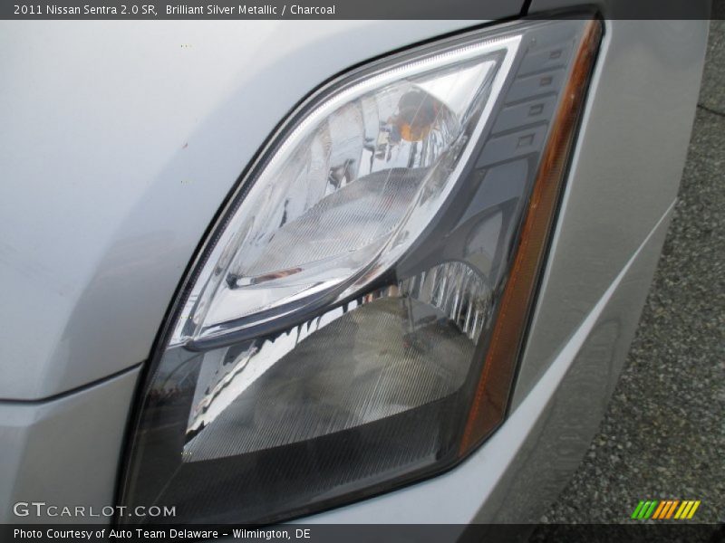 Brilliant Silver Metallic / Charcoal 2011 Nissan Sentra 2.0 SR