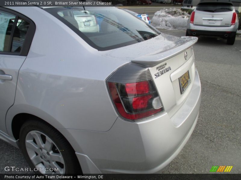 Brilliant Silver Metallic / Charcoal 2011 Nissan Sentra 2.0 SR