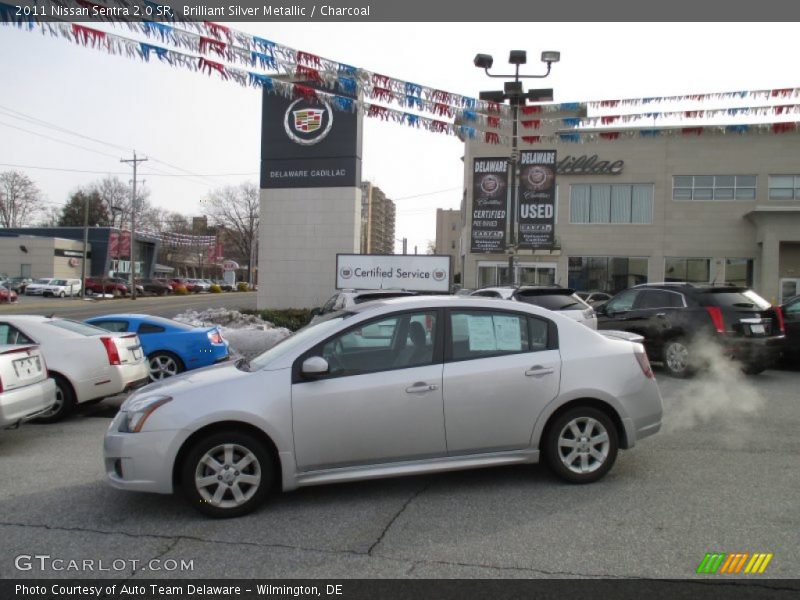 Brilliant Silver Metallic / Charcoal 2011 Nissan Sentra 2.0 SR
